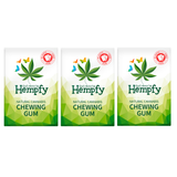 Hempfy natural chewing gum, 3 boxes